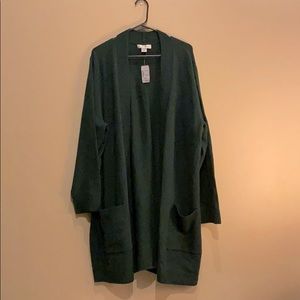 NWT CJ Banks Cardigan Sweater plus size 3x 24/26w